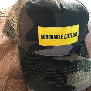 Choose one: HC Logo Camo Green Mesh Trucker Hat